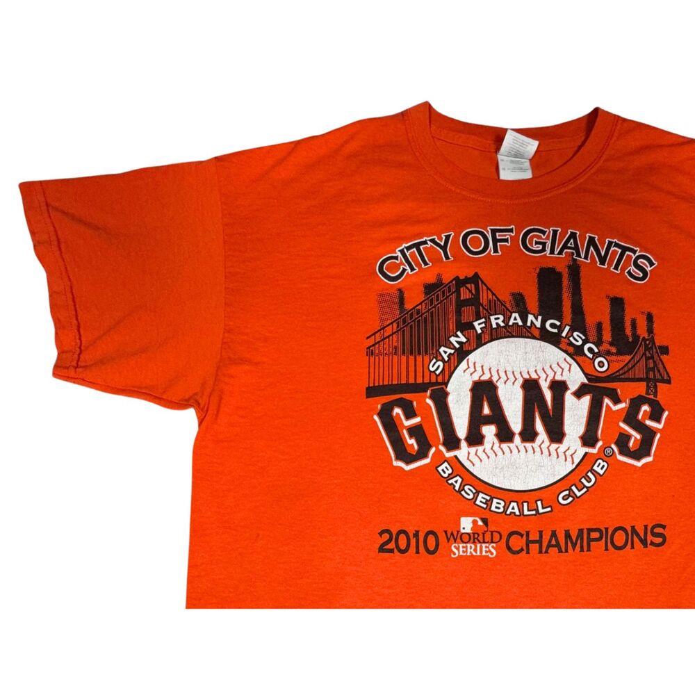 Gildan Orange San Francisco Giants 2010 Champions Graphic Tee - Picture 3 of 8